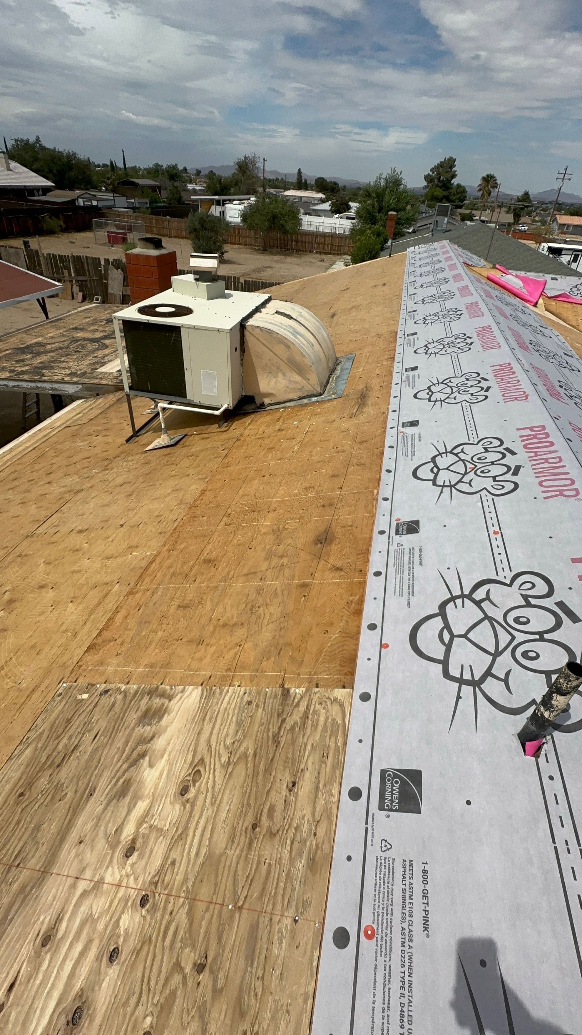 Project Hesperia Re-Roof Tear-Off Complete and Ready for Owens Corning image