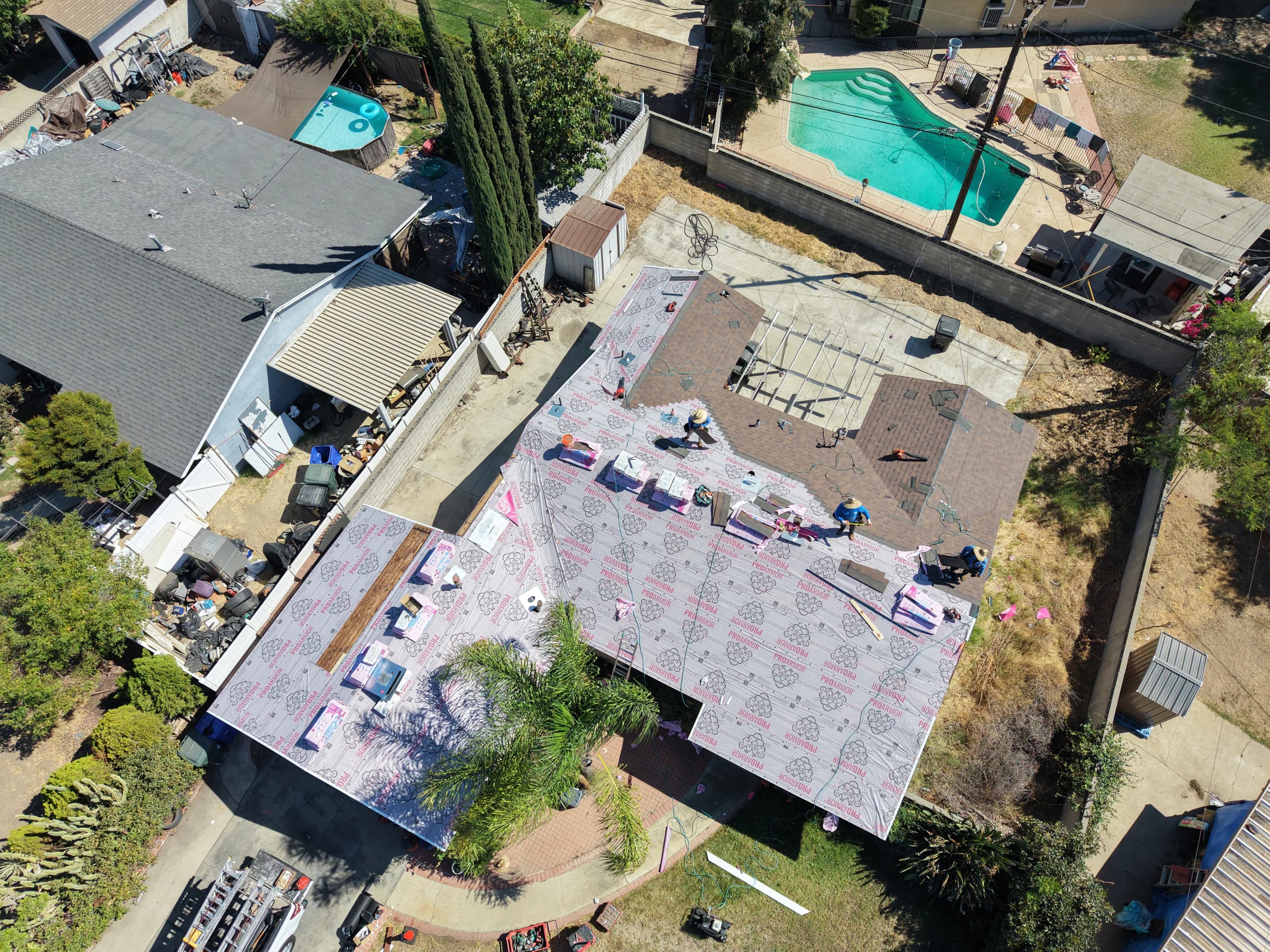 Project New Roof Going On in Montclair - Owens Corning Copper Trail image