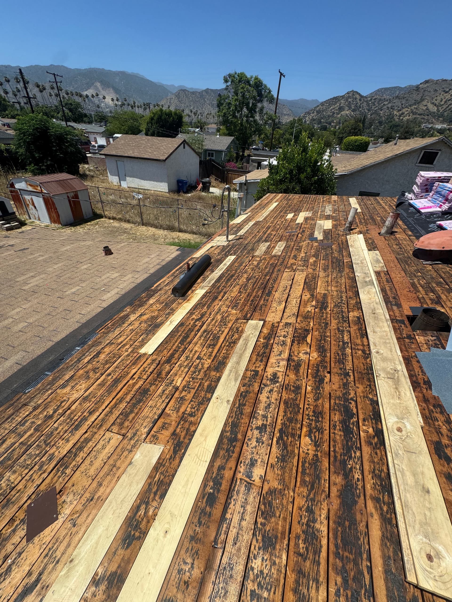 Gallery photos for 3rd Home on the Same Street Gets a New Roof in Azusa: Image #2